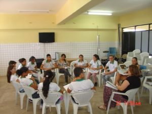 Círculo de Leitura em escola cearense. No estado, a parceria com a Secretaria de Educação fez com que o programa atingisse mais de 7 mil jovens de 32 municípios