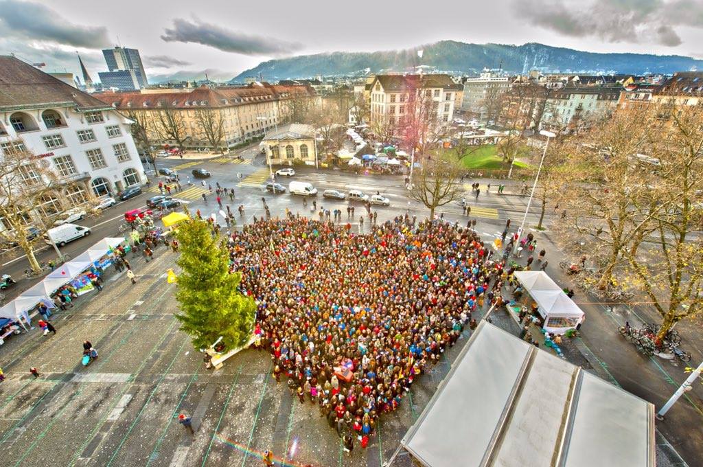 Em Zurich, o coração bate pelo planeta