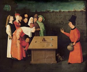 O ilusionista, de Hieronymus Bosch