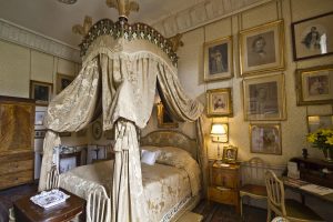 Quarto de Lady Georgiana no Castelo Howard, York, no Reino Unido