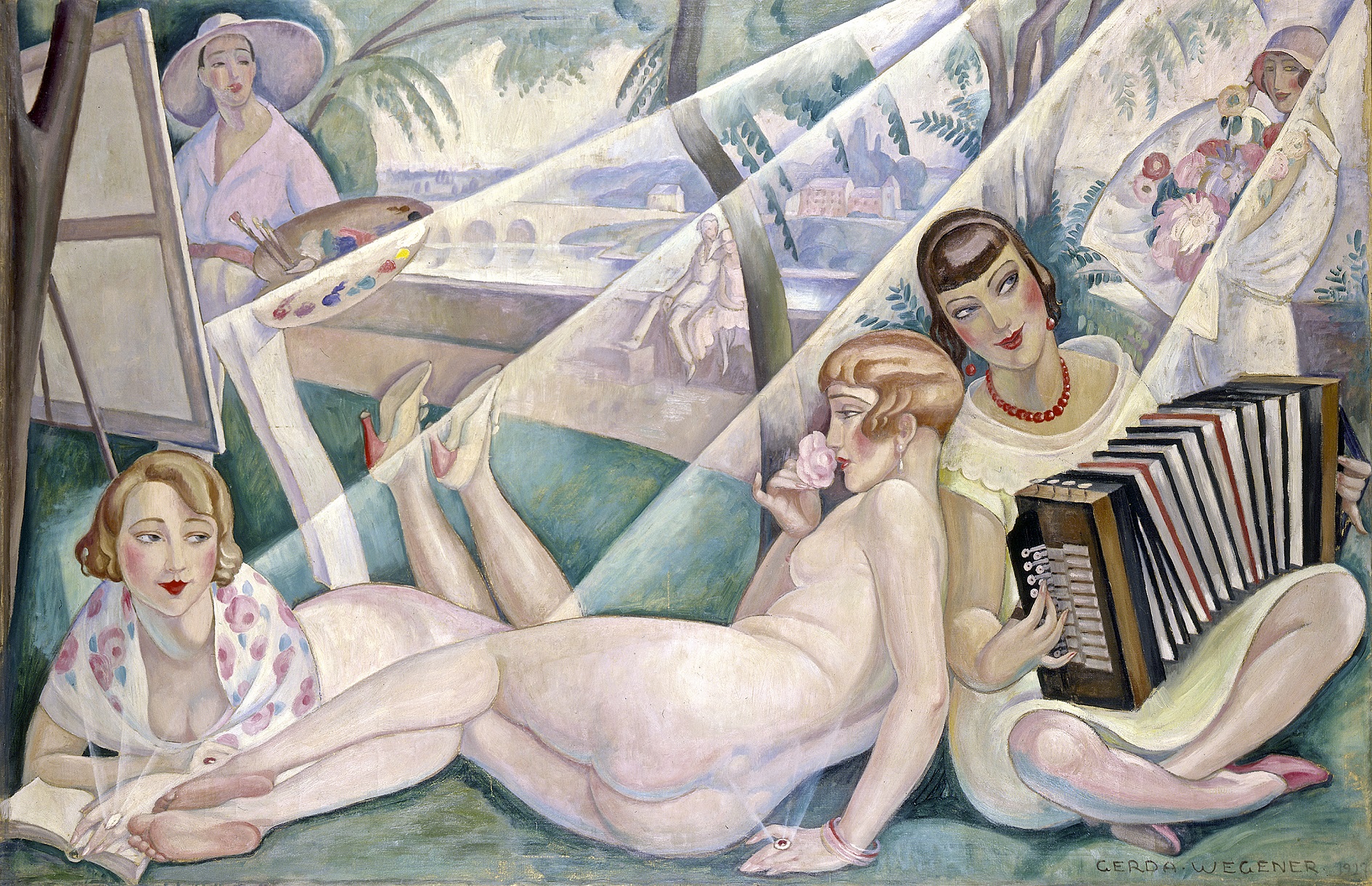 Bruun Rasmussen Uma das obras na exposição "Gerda Wegener”, em cartaz até 16 de maio no museu Arken, em Copenhagen