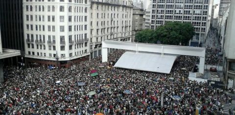 Carnaval de rua no centro de SP