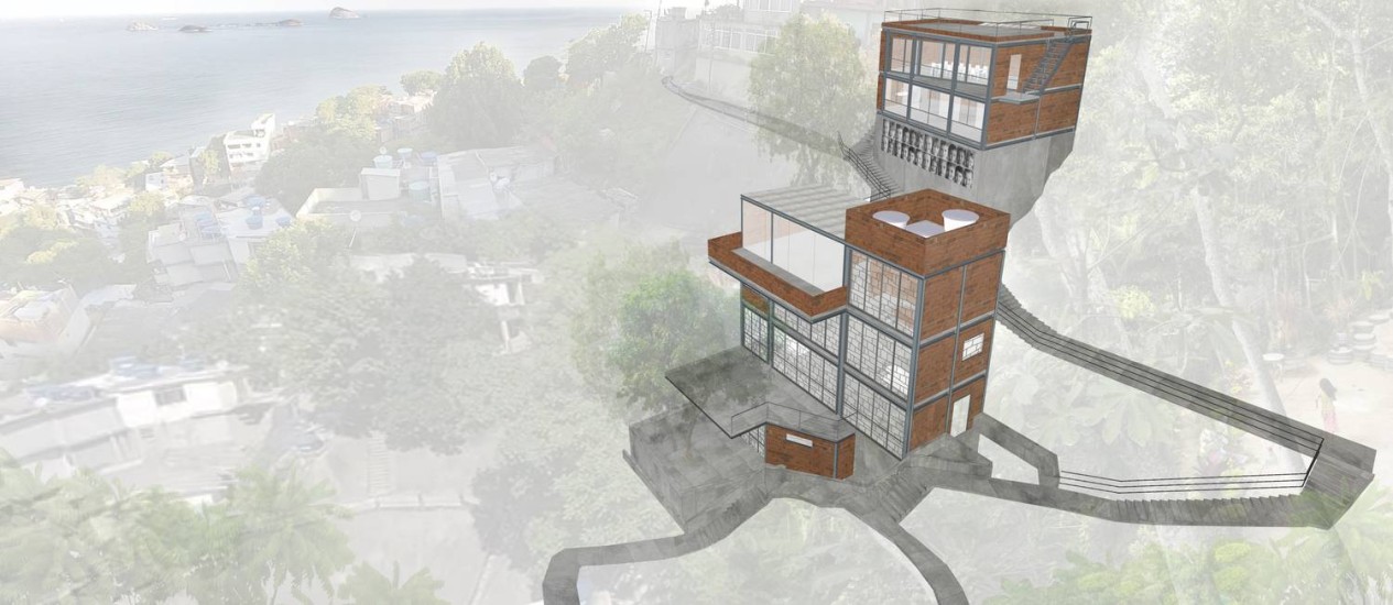 Divulgação Projeto da Escola do Vidigal, de Brenda Bello e Basil Walter, da BWArchitects, também estará na Bienal
