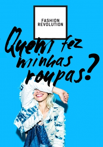 Uma das imagens da campanha do Fashion Revotion Day