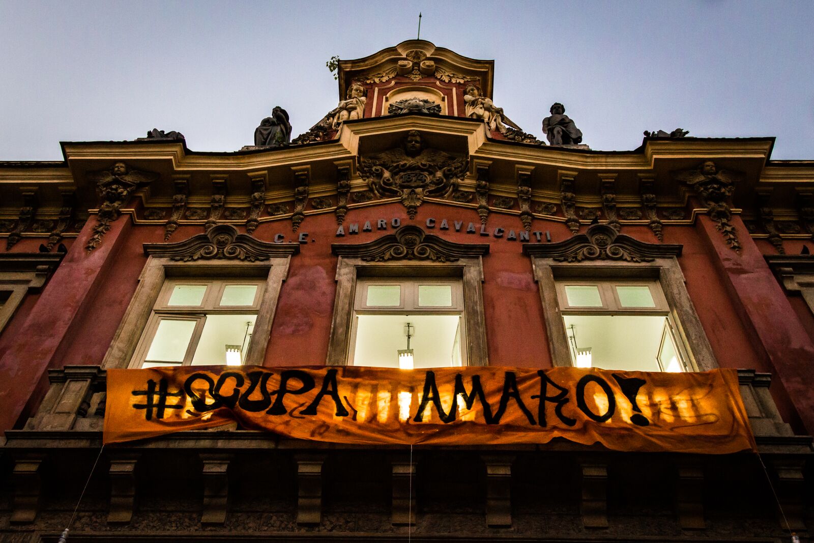 Ocupação da Escola Amaro Cavalcanti, no Largo do Machado