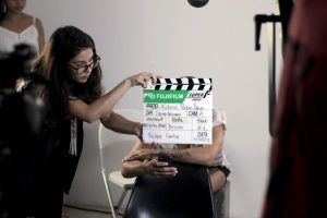 Aula de cinema do Instituto Criar