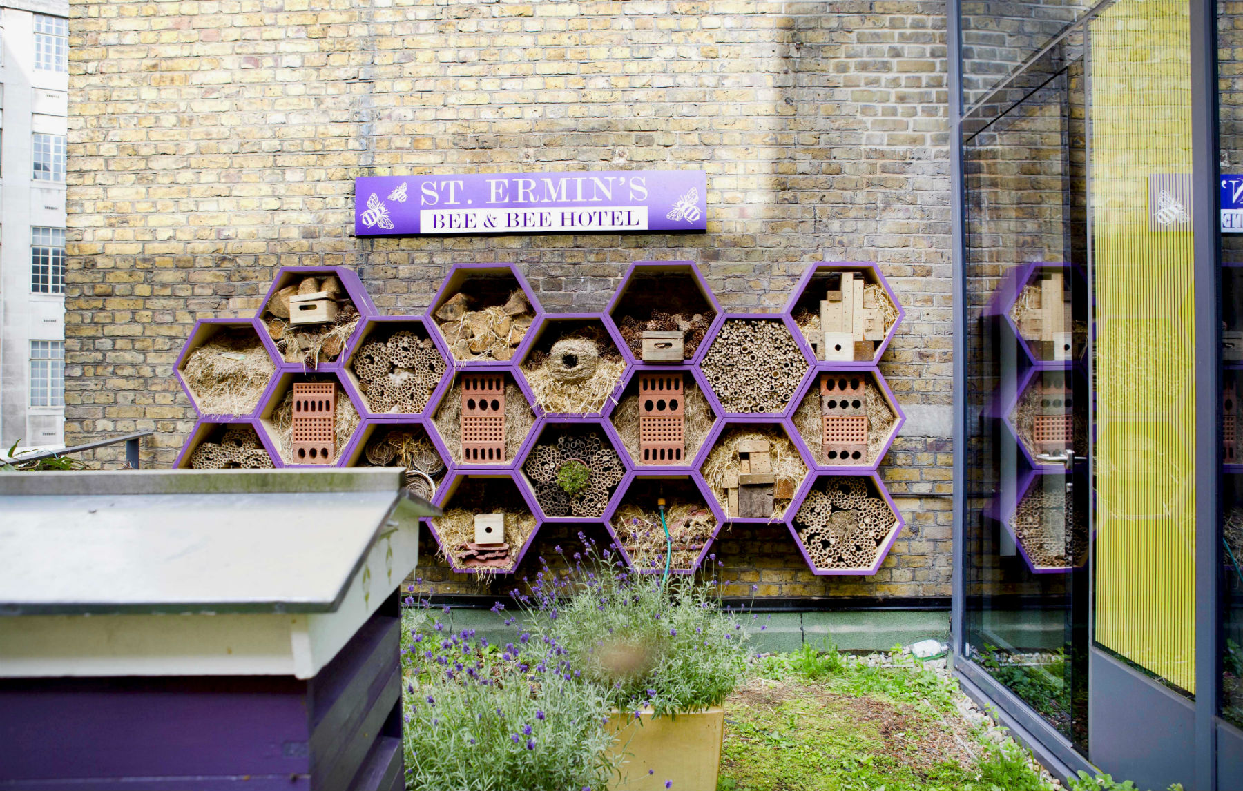 Bee and Bee hotel, um spa para abelhas no luxuoso St Ermins, em Londres