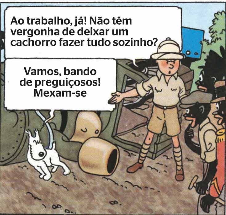 As aventuras de Tintim no Congo: racismo ou produto da época?