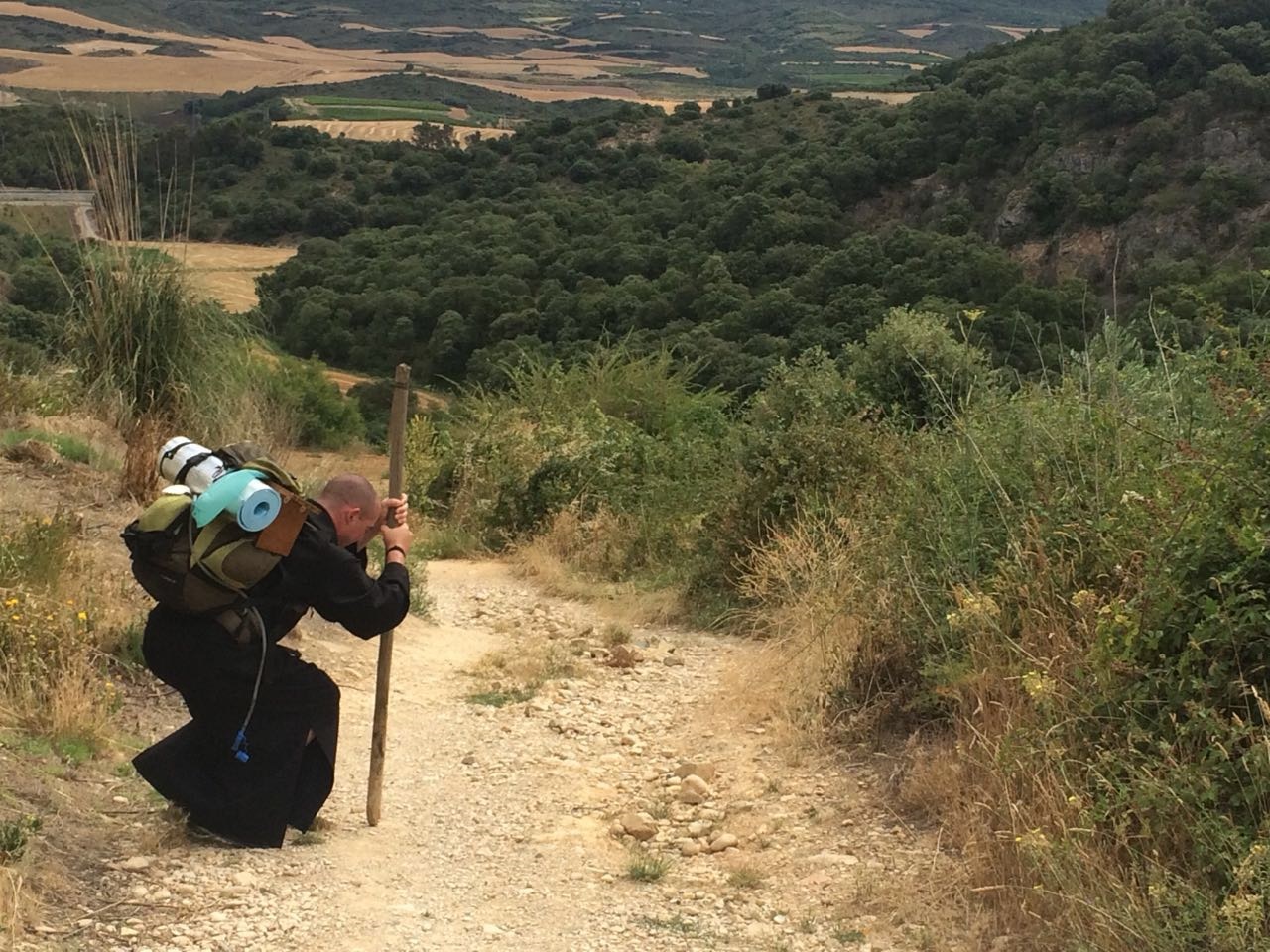 "O Caminho é o reflexo da vida: devemos ter e viver com pouco", monge irlandês John
