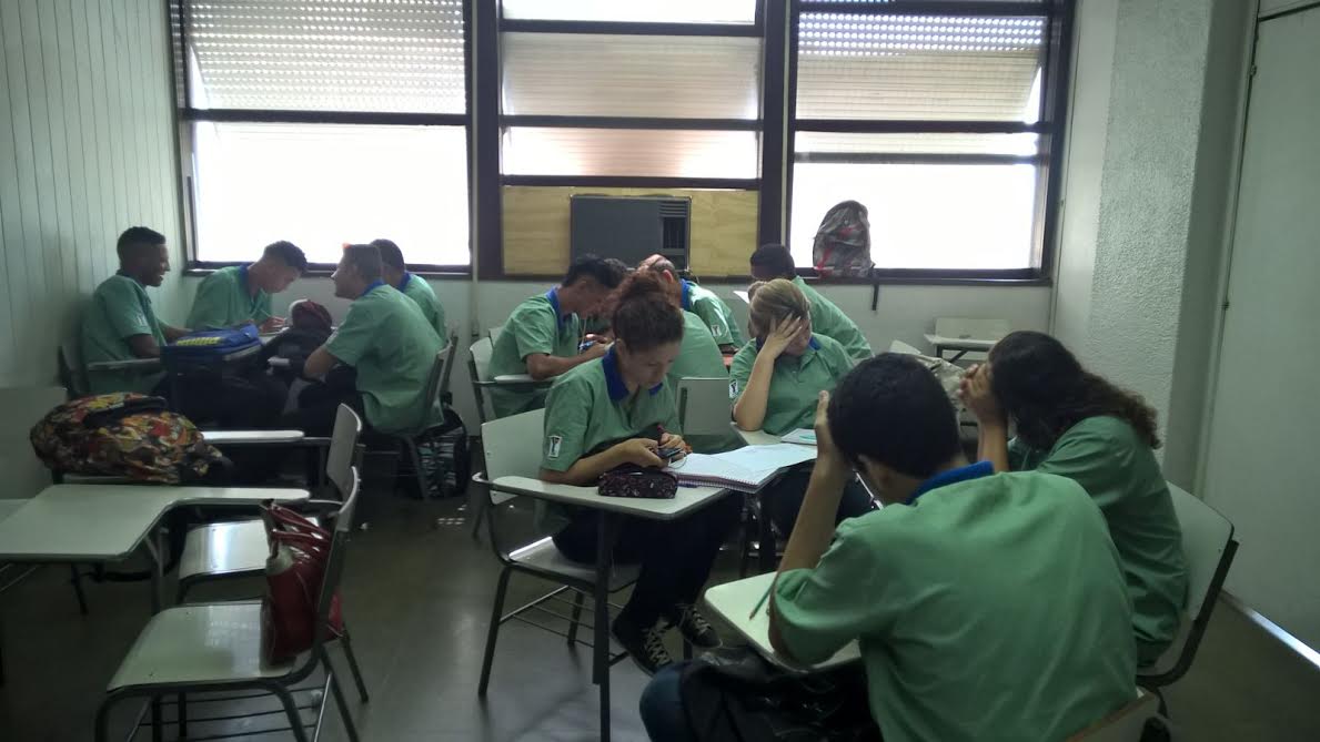 Foto de divulgação Sala de aula para jovens na ACM