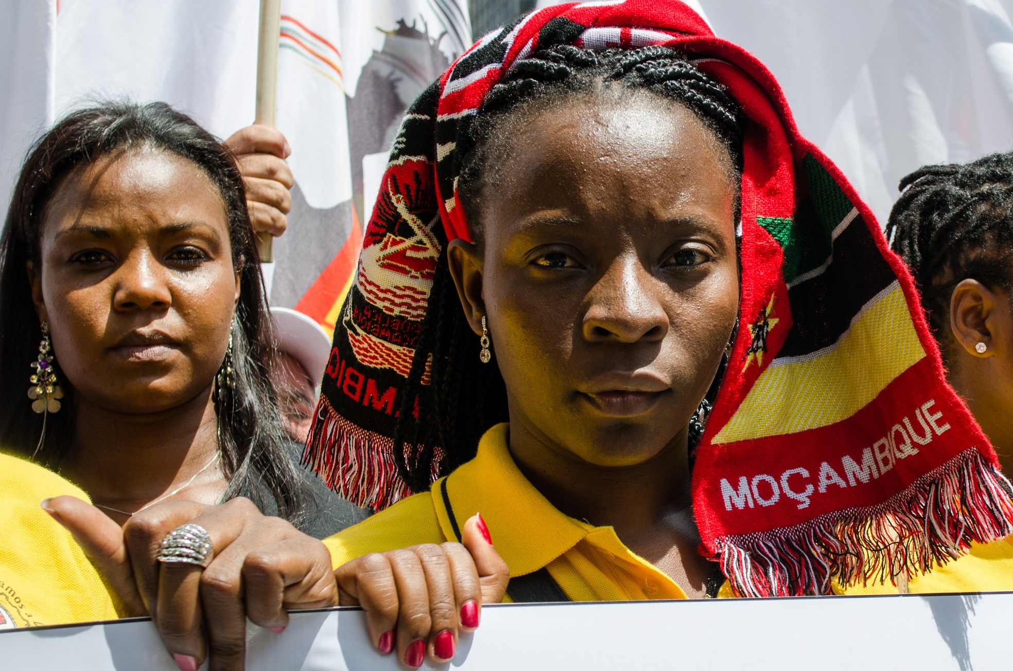 Se saldo positivo há, ele é traduzido na disposição para a luta das jovens feministas negras, incansáveis e barulhentas. Foto de Alexandre Moreira/Brazil Photo Press