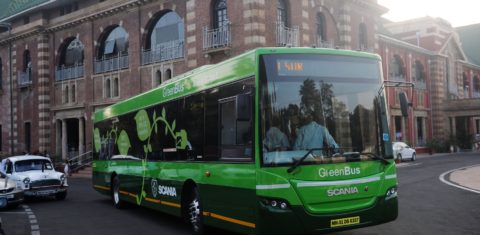 Ônibus movido a etanol na Índia. Foto The Times of India/Ranjit Deshmukh