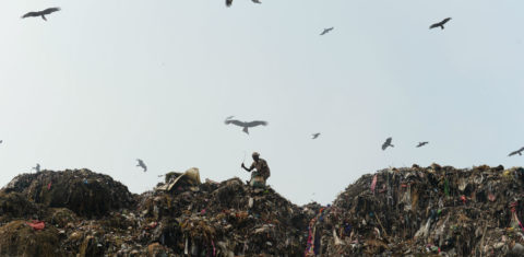Lixao na India. Foto de Sajjad Hussain/ AFP