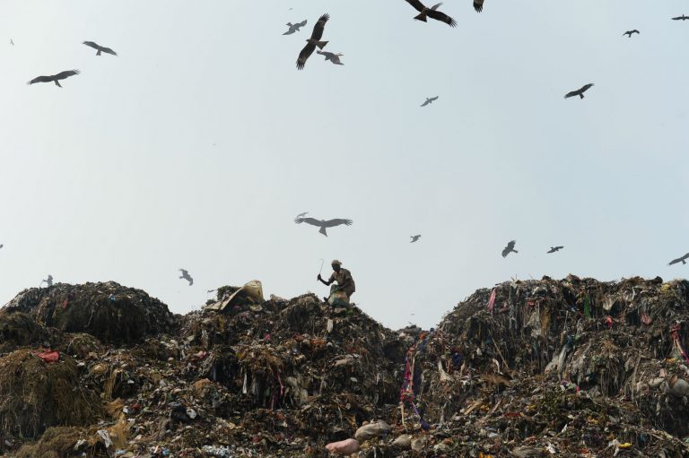 Lixao na India. Foto de Sajjad Hussain/ AFP