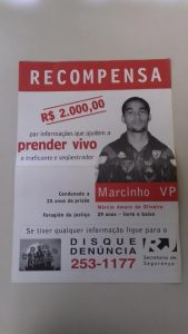 Cartaz do Disque Denuncia. Foto de Divulgacao
