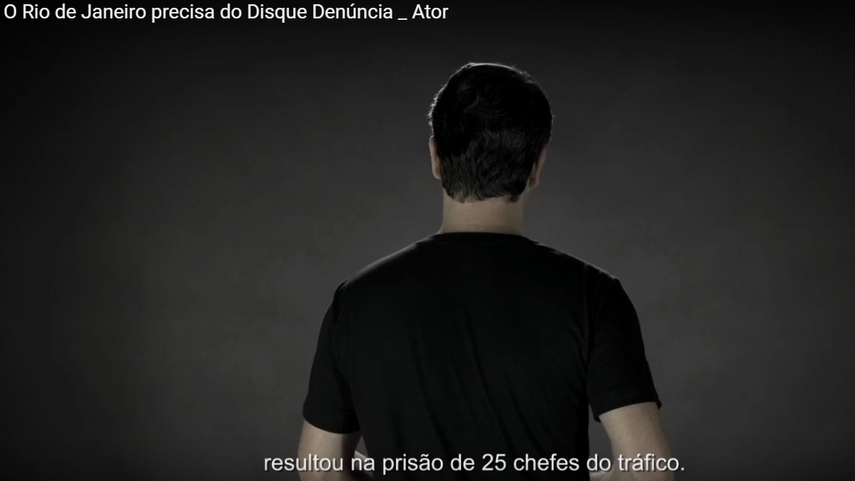 Foto de Divulgação Campanha do Disque Denuncia. Foto de Divulgacao