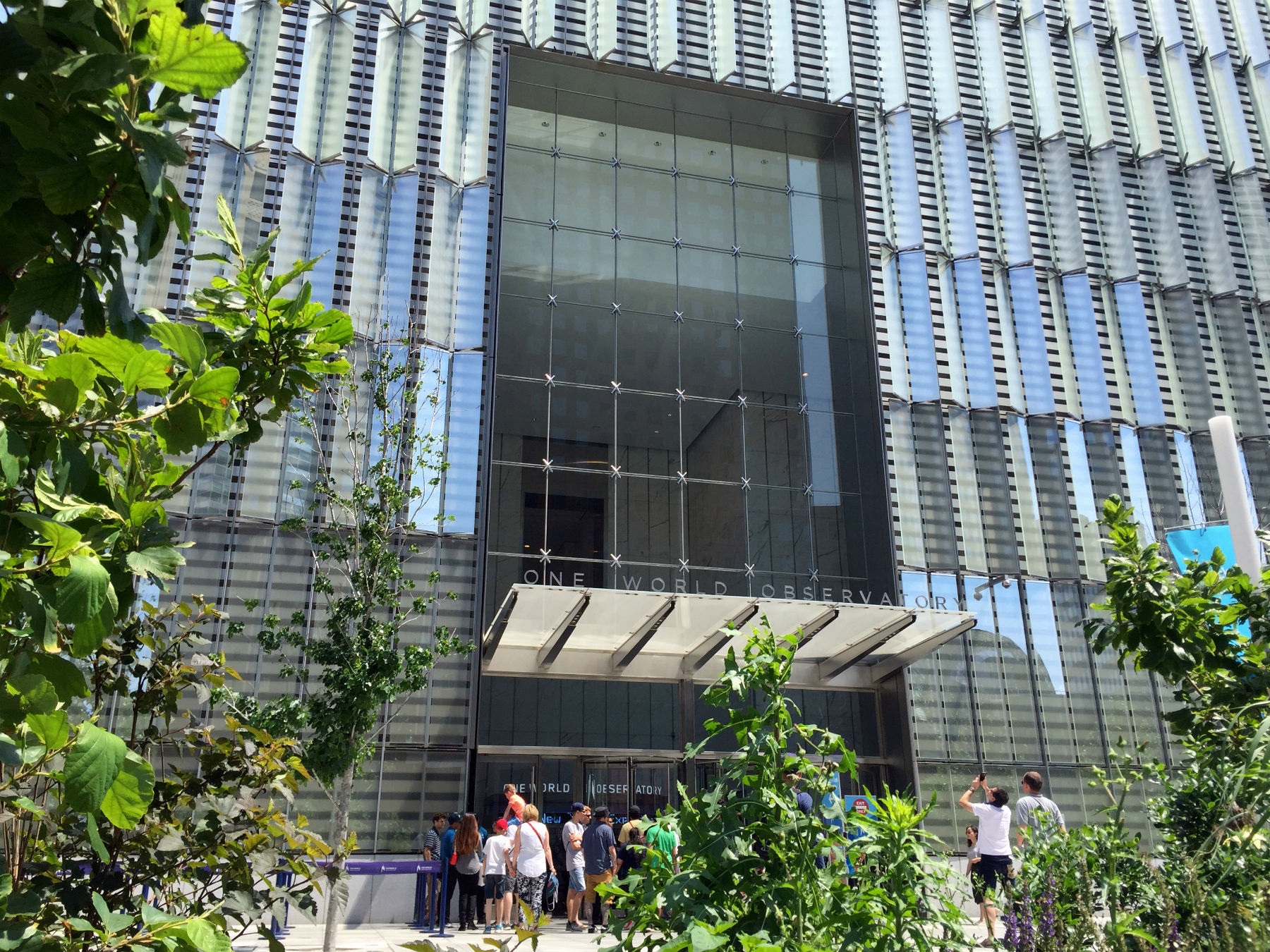 Foto de Carla Lencastre A entrada para o observatório do One World Trade Center. Foto de Carla Lencastre