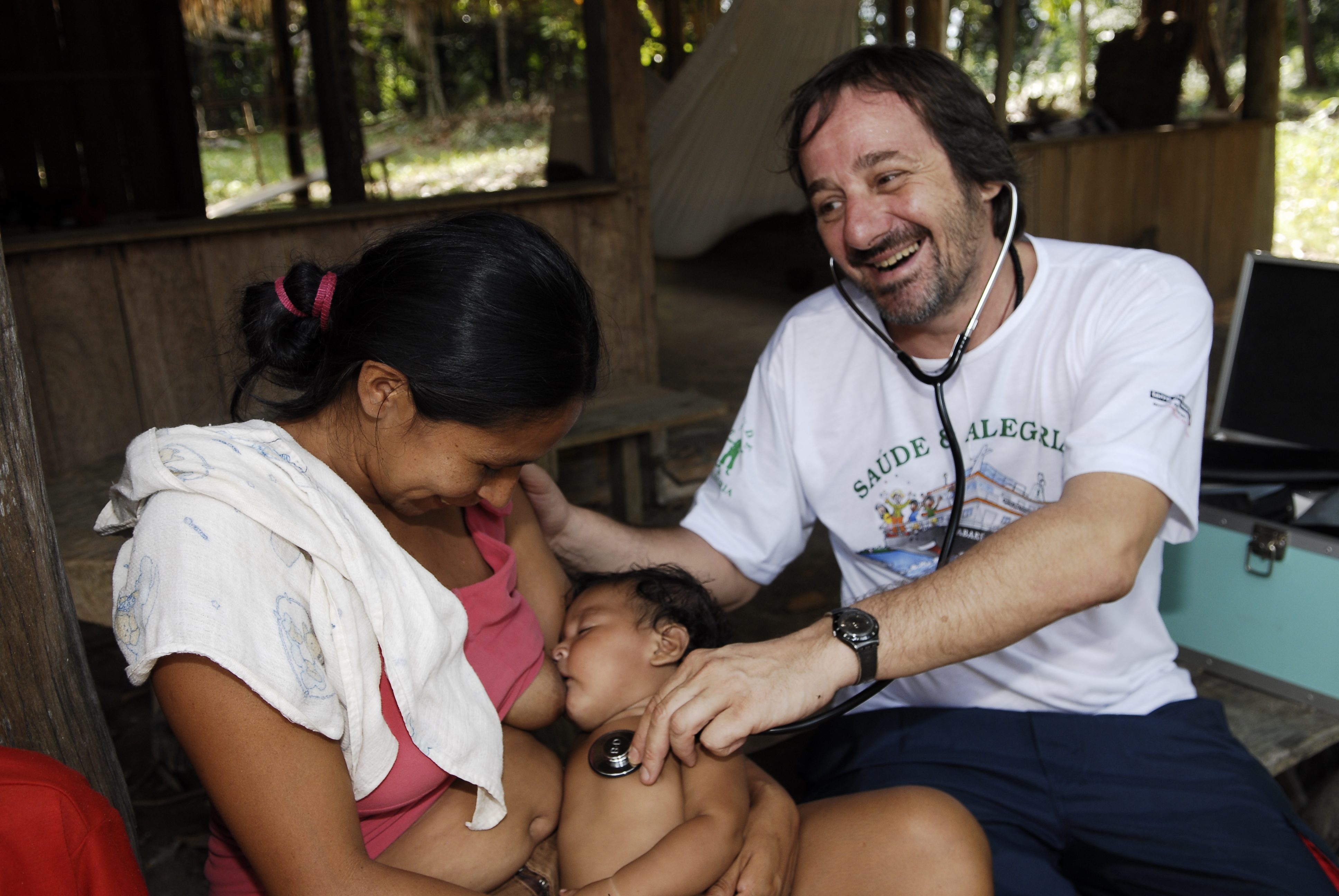 Foto de Divulgação Eugenio, do projeto Saude e Alegria. Foto de divulgacao