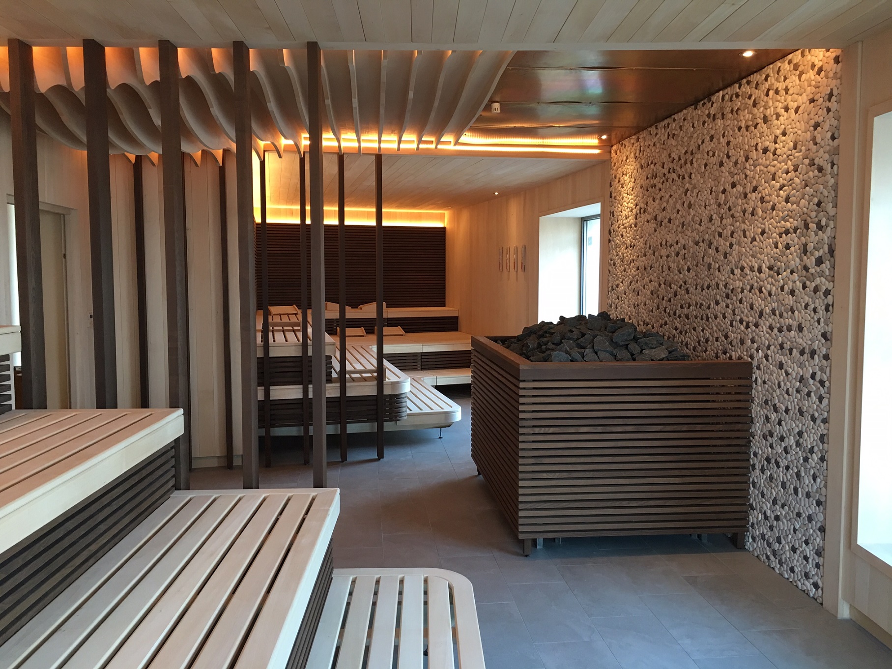 Foto de Divulgação O complexo de saunas é gigantesco e climatizado. Dois andares. Paga-se 17 euros por três horas de uso. Foto de Divulgação