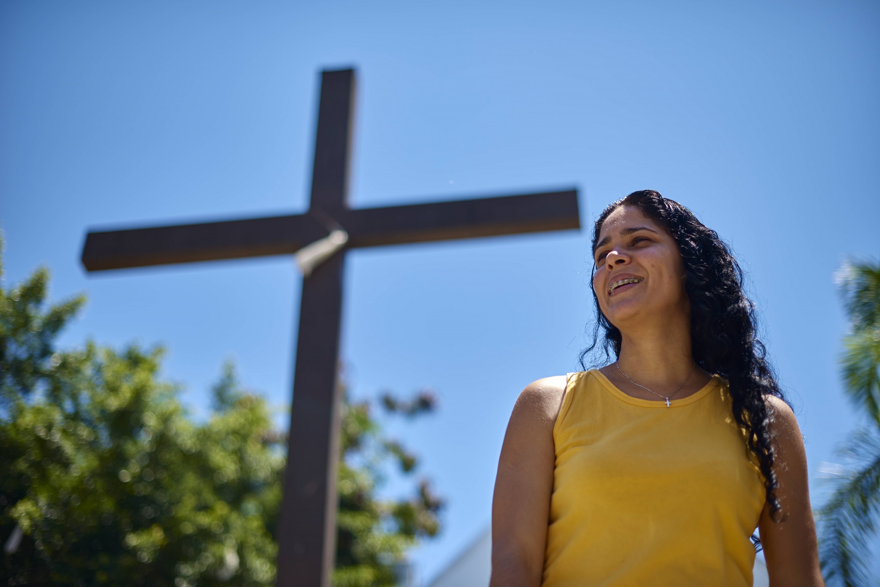 Foto Fernando Tribino Aline Mendes deixou o emprego no cartório para se dedicar ao trabalho de buscar soluções para a comunidade. Foto Fernando Tribino