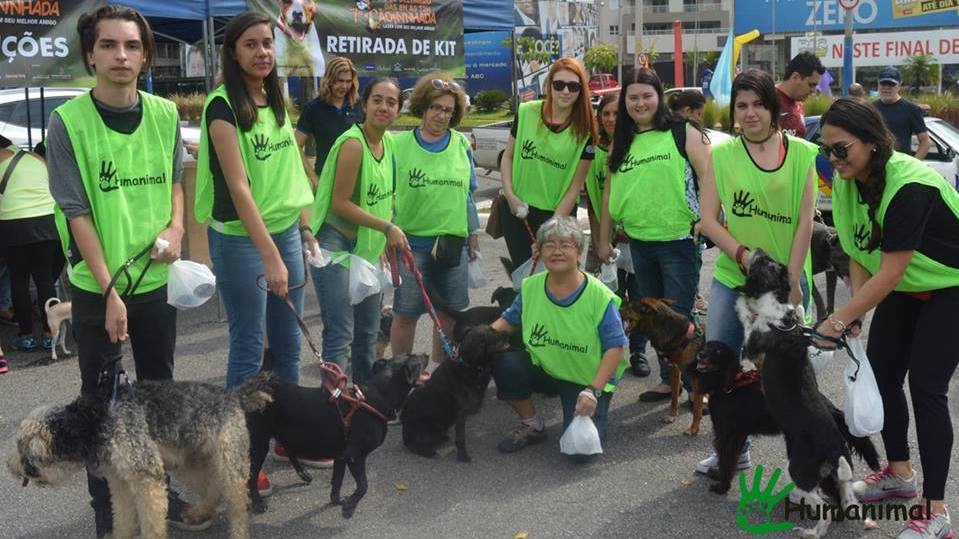 Foto de Dvulgação Humanimal participa de Cãominhada com crianças especiais em S. Bernardo de Campo. Foto de Divulgacao