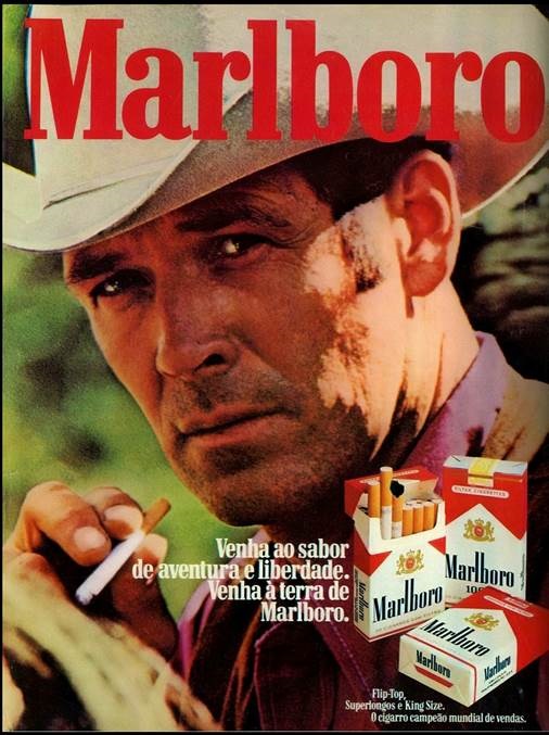 A terra de Malboro, um dos símbolos da propaganda machista. Reprodução
