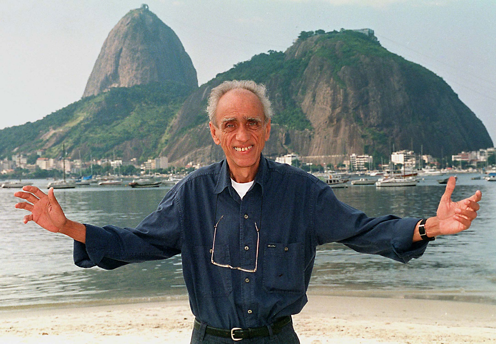O sociólogo Herbert de Souza, o Betinho, criador da Ação da Cidadania contra a Miséria e a Fome. Foto Vanderlei Almeida/AFP