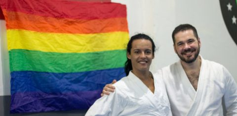 Lana e Halisson: luta contra o preconceito no Piranhas Team (Foto divulgação)