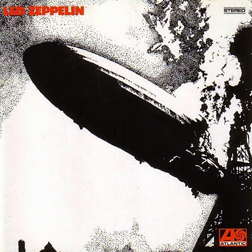 Foto Reprodução O dirigível alemão Hindenburg na capa do primeiro disco da banda de rock Led Zepelin, de 1969. Reprodução