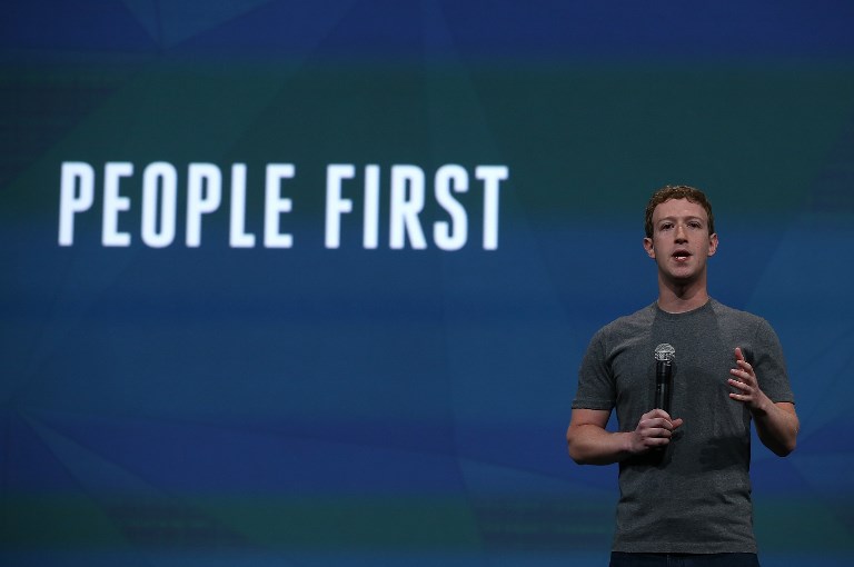 Mark Zuckerberg criticou a visão de Musk em conferência do Facebook. Foto Justin Sullivan/AFP