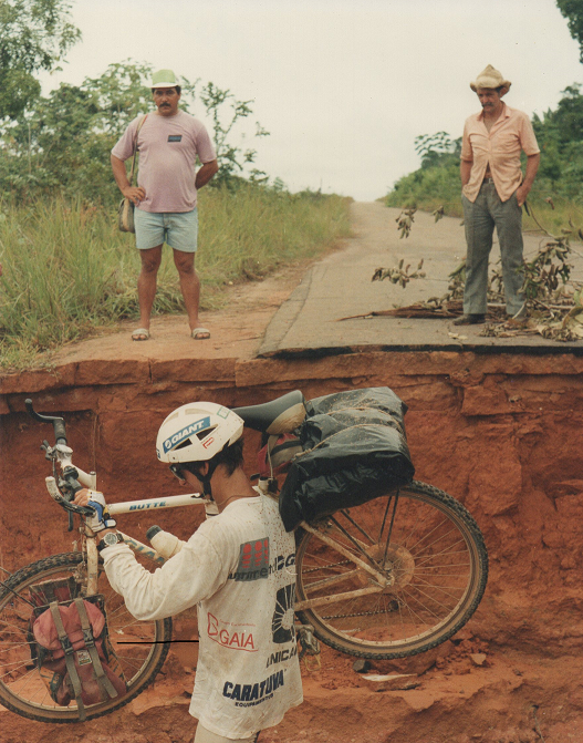 Imagem do percurso feito na Transamazônica em 1992. Foto/ Transamazonica25