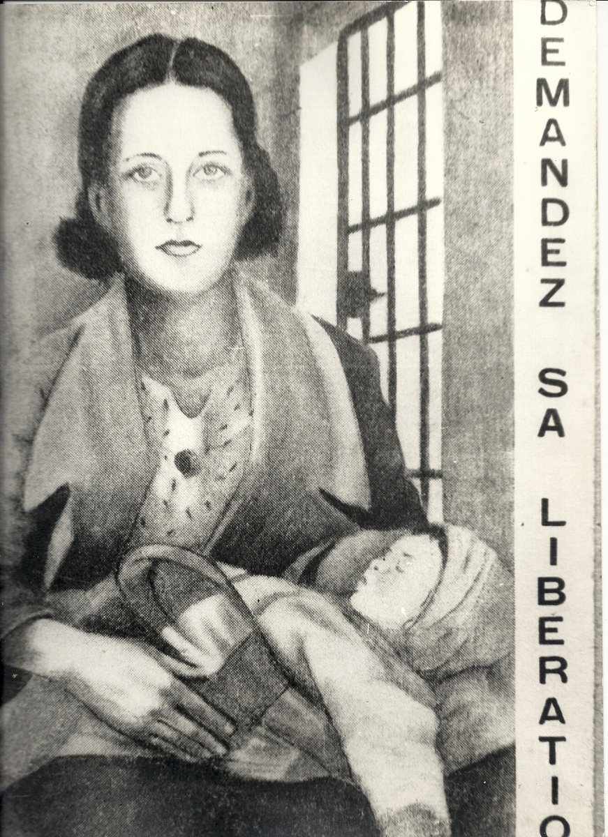 Foto de Divulgação Cartão postal da Campanha Prestes distribuído na França e outros países da Europa exigindo a liberação de Olga e sua filha Anita Leocadia Prestes em 1936. Foto de Divulgação