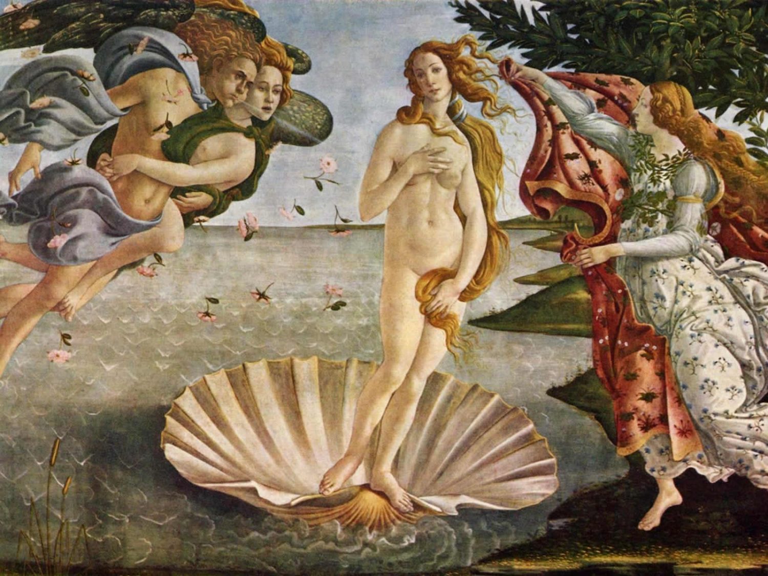 Foto reprodução "O Nascimento de Vênus", de Sandro Botticelli, pintado em 1485. Foto reprodução