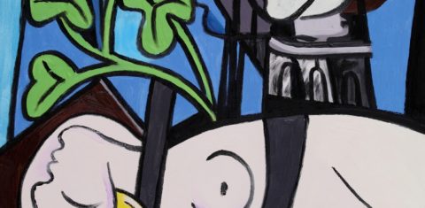 O quadro “Nu, folhas verdes e busto”, de Pablo Picasso, que foi arrematado num leilão por mais de U$S 100 milhões, fazia parte do vídeo censurado. Foto reprodução
