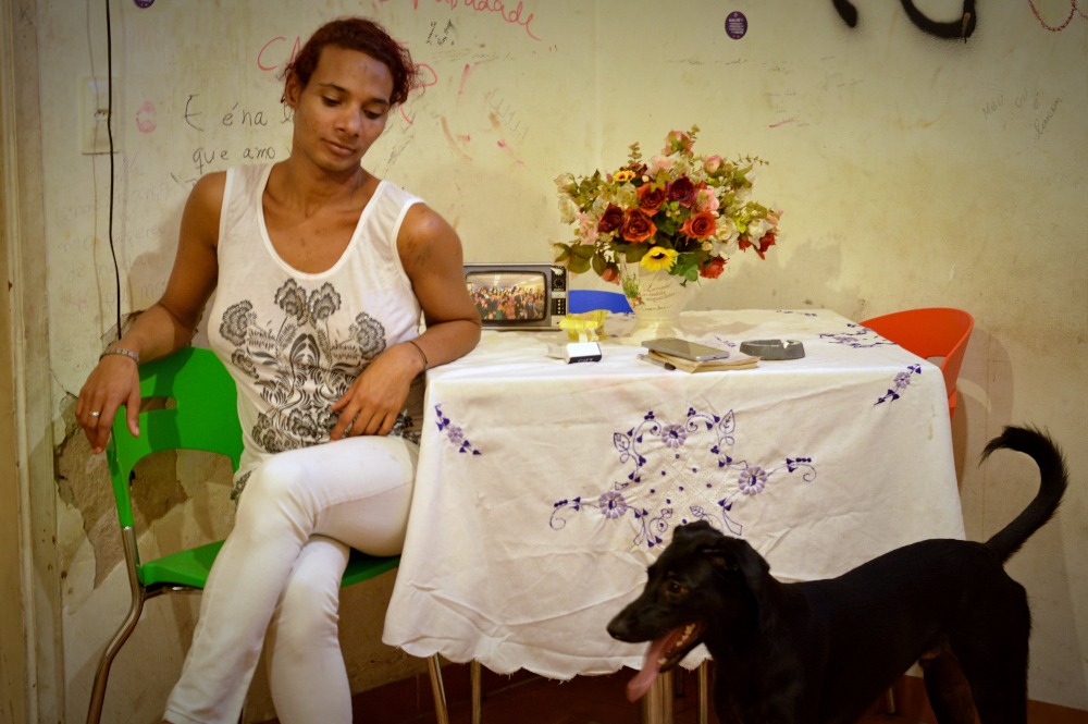 Jaqueline, de 24 anos, moradora da Casa Nem: ela vive lá há um ano e meio (Divulgação)