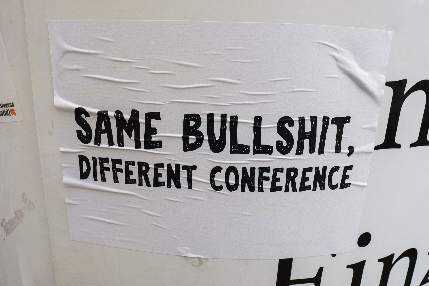 Foto Alban Grosdidier / Hans Lucas Manifestantes protestam contra a falta de objetividade em mais uma Conferência do Clima. Foto Alban Grosdidier / Hans Lucas