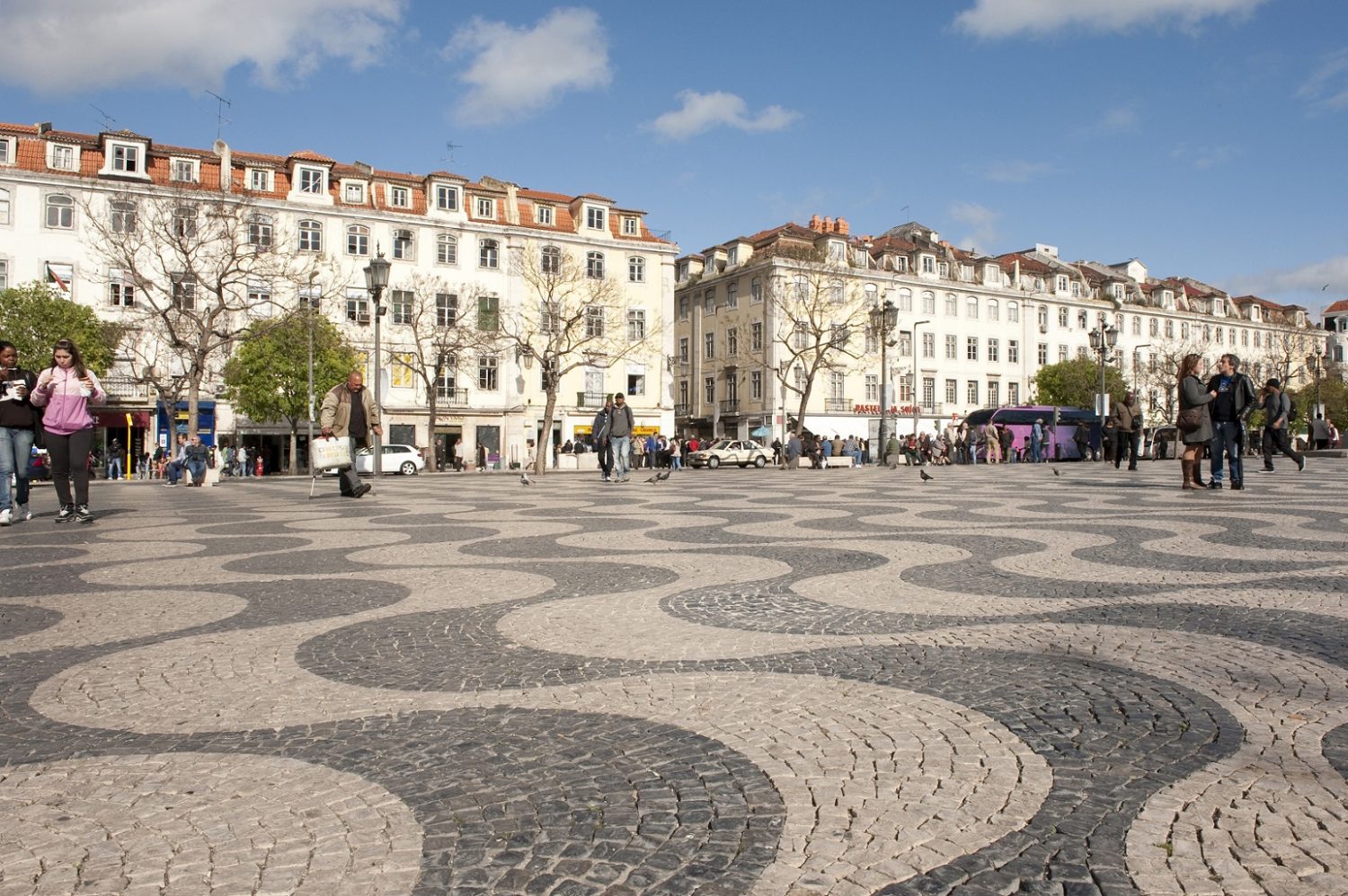 Foto Lorenzo De Simone/AGF A praça Dom Pedro IV, no Rossio, em Lisboa. Foto Lorenzo De Simone/AGF