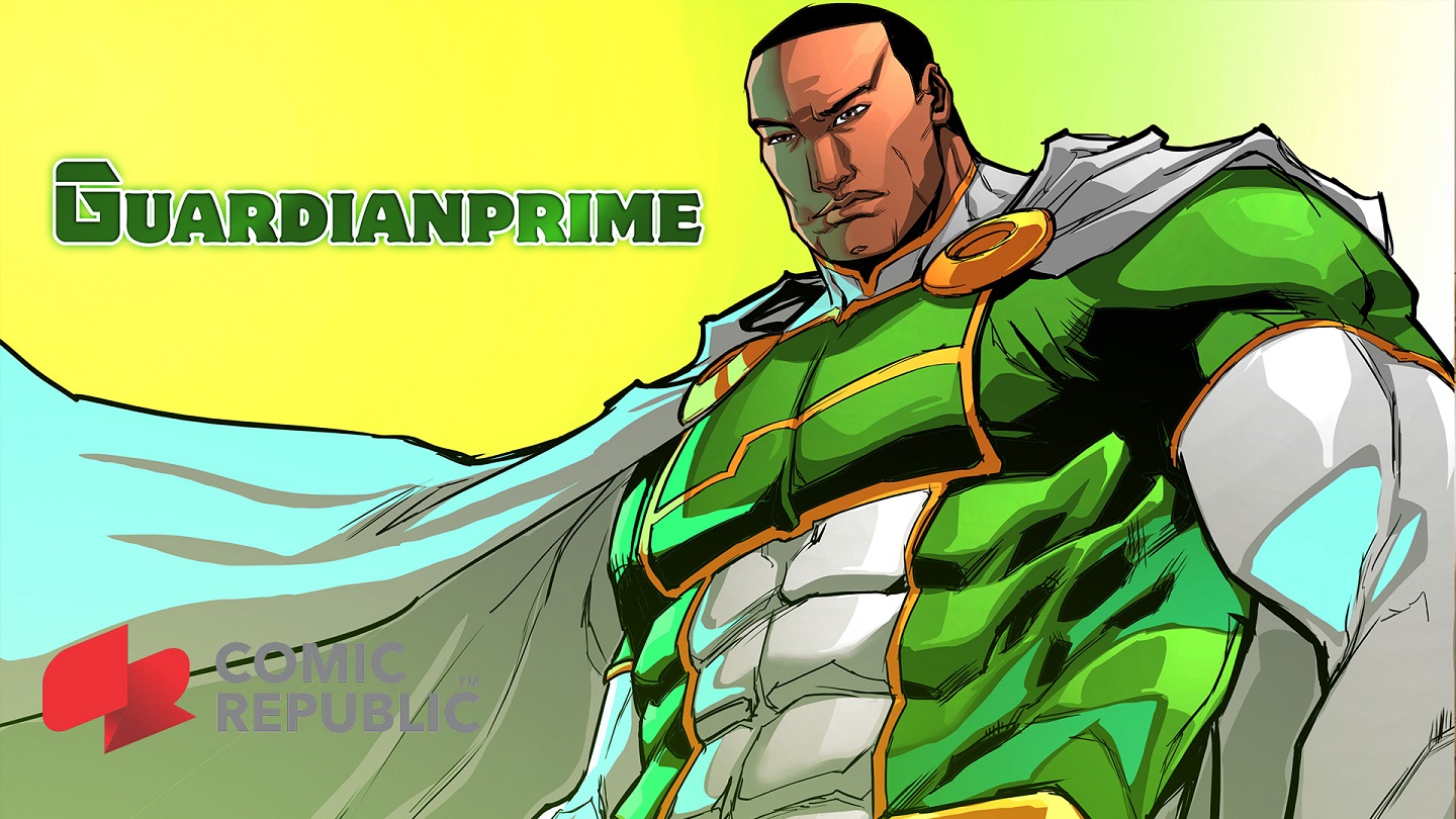 Guardianprime, um dos heróis dos quadrinhos da Comic Republic. Foto Divulgação