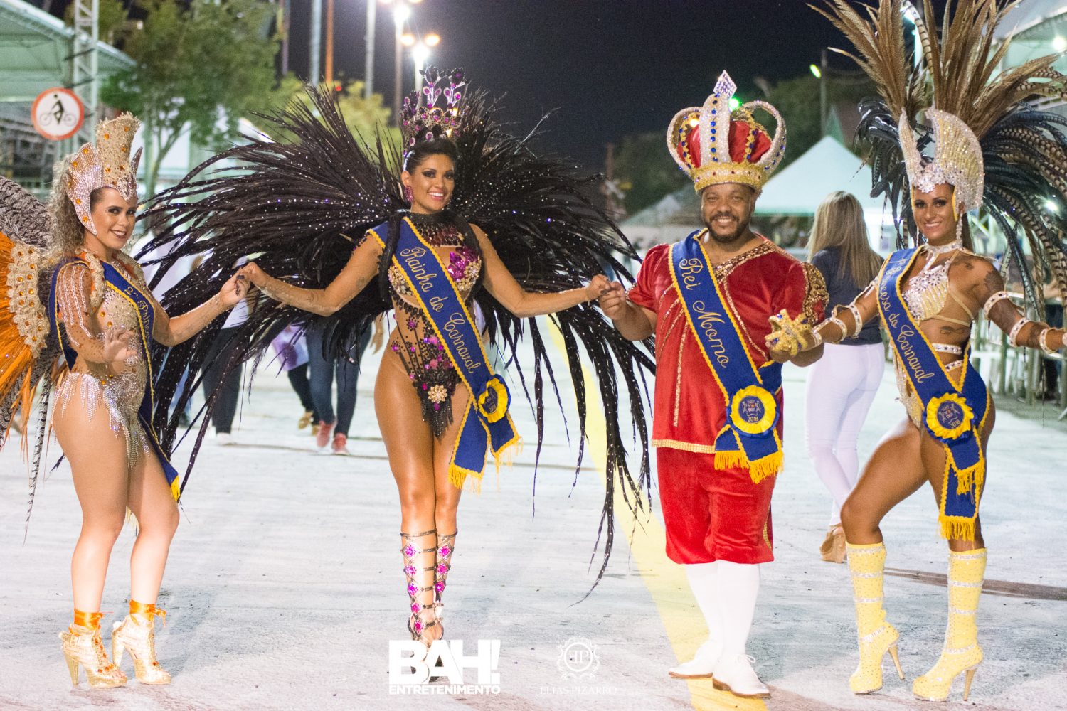 Foto de Elias Pizarro/Bah Entretenimento Rei Momo, rainhas e princesas do Carnaval de Uruguaiana. Foto de Elias Pizarro/Bah Entretenimento