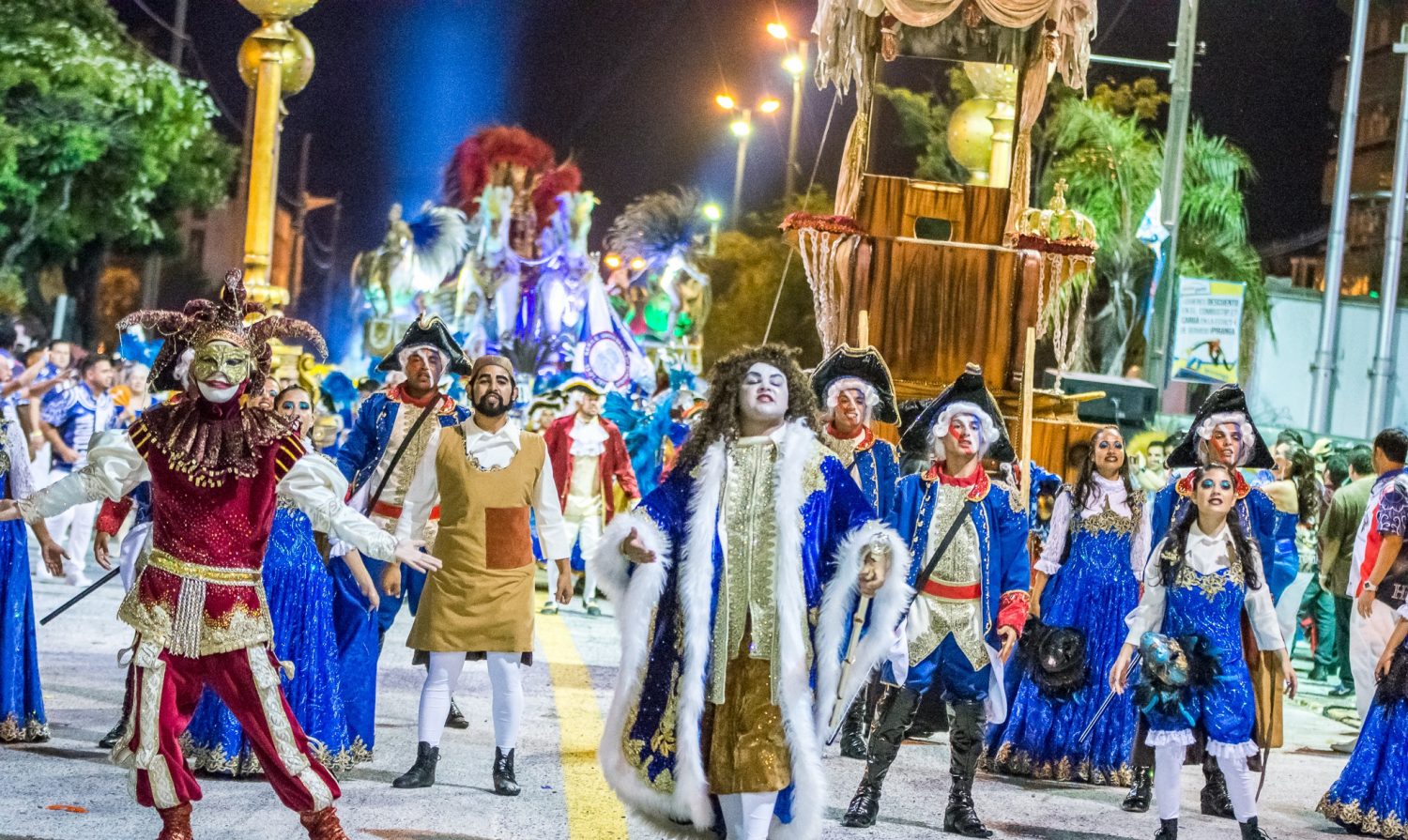 Foto de Elias Pizarro /Bah Entretenimento A Unidos da Ilha do Marduque na pista: campeã de 2018. Foto de Elias Pizarro /Bah Entretenimento