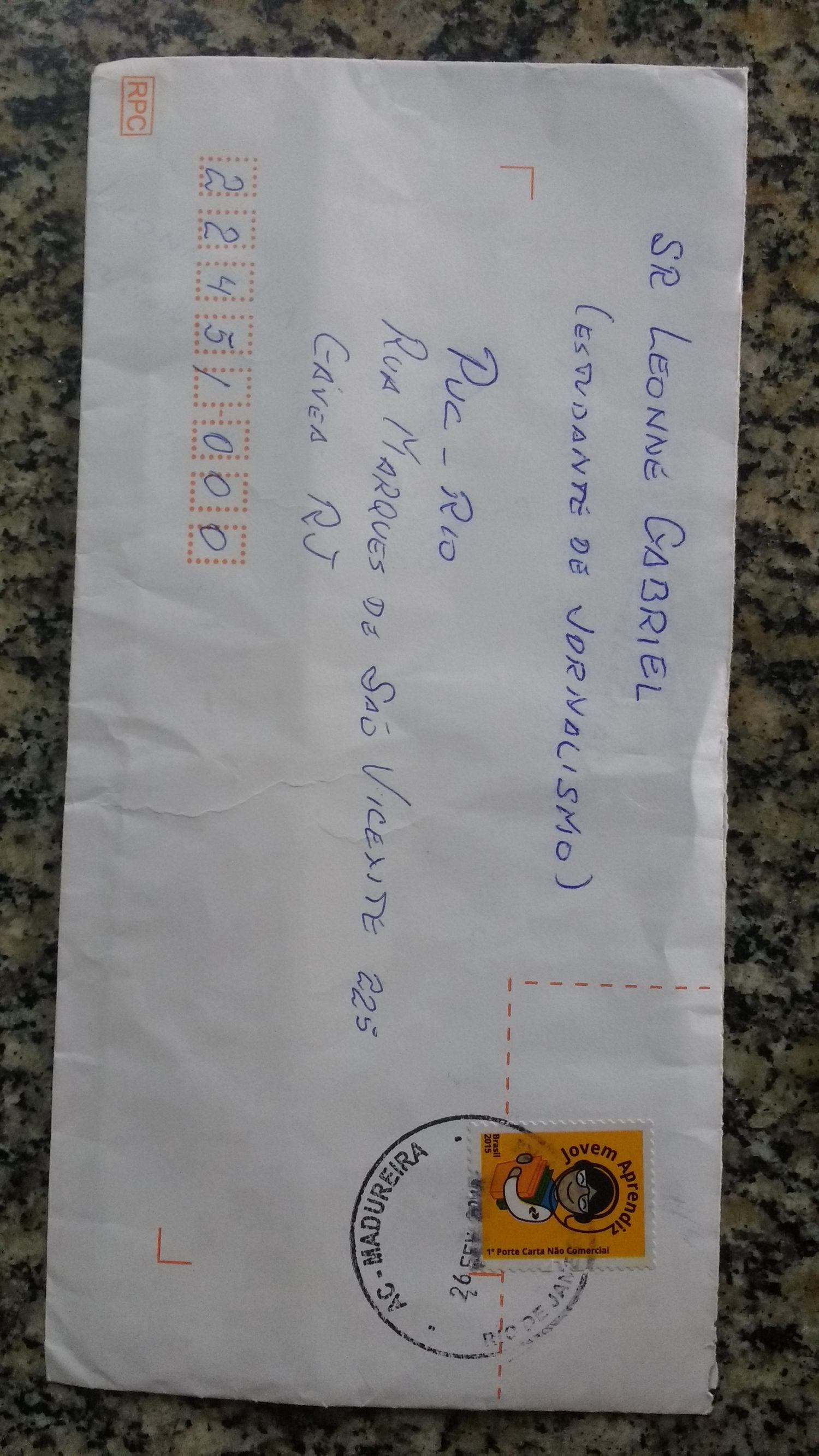 Racismo que vem pelo correio (Foto Leonne Gabriel)