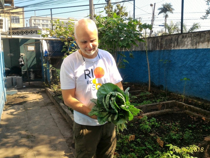 Foto Valdirene Militão/Fiocruz Mata Atlântica O biólogo Marco Aurélio Berão assumiu a direção da escola há um ano, depois de ter atuado como professor de biologia desde 2011. Foto Valdirene Militão/Fiocruz Mata Atlântica