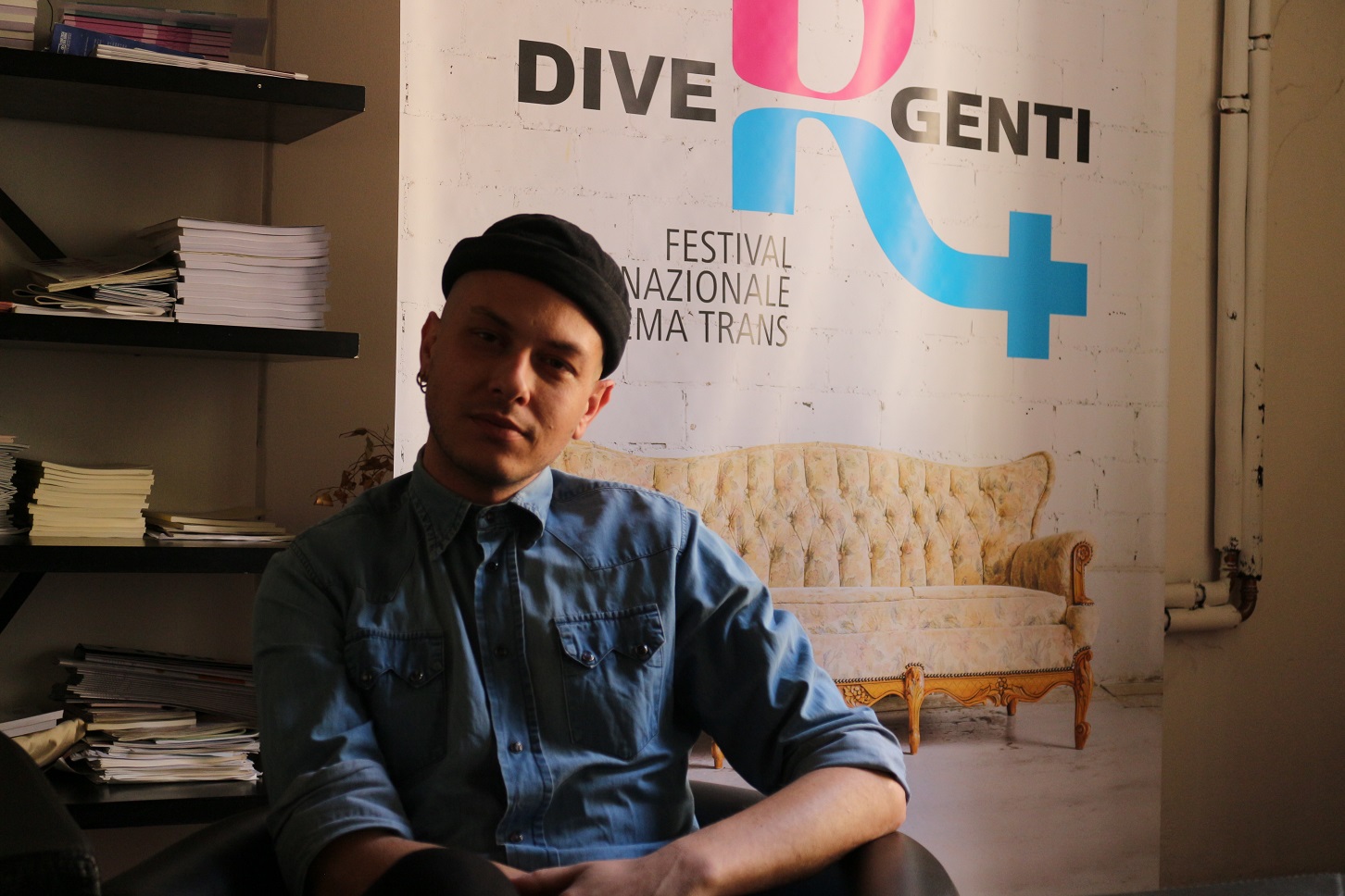 Mario di Martino, vice presidente do Movimento identità transessuale: “O sistema não é preparado para acolher refugiados LGBT". Foto Janaína Cesar