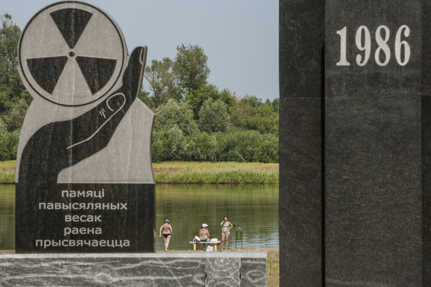 Foto Celestino Arce/NurPhoto O memorial pelas vítimas do desastre de Chernobil às margens do rio Prypiat,, na Bielorrúsia. Foto Celestino Arce/NurPhoto