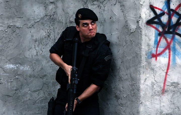 O Capitão Nascimento de Wagner Moura: paixão nacional pela violência glamurizada. Foto de divulgação