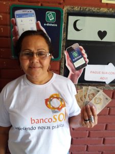 Maria Magdalena Câneva, do Banco Sol. Foto de Liana Melo