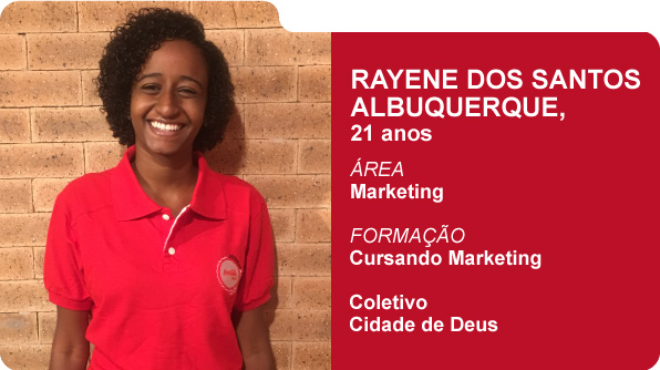 Rayene dos Santos Albuquerque (Foto: Recursos Humanos Coca-Cola Brasil)