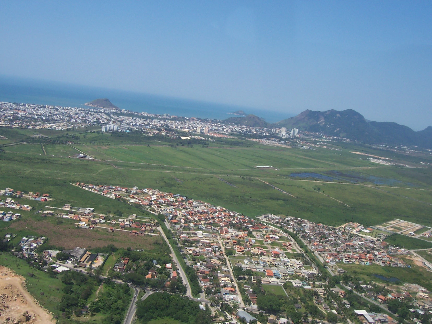 Foto Divulgação/Canagé Vilhena Vista área da região de Vargem Grande e Vargem Pequena. Foto Divulgação/Canagé Vilhena