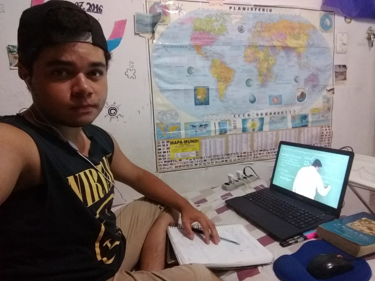 Foto Arquivo Pessoal Matheus da Silva Gomes vai cursar o bacharelado em ciência e tecnologia no período noturno. Foto Arquivo Pessoal