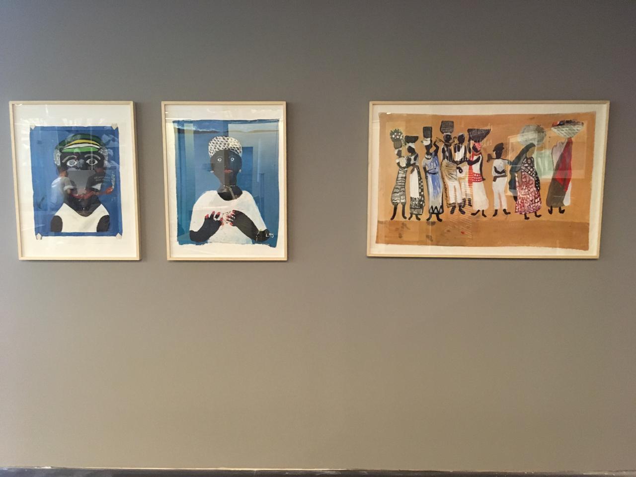 Alguns desenhos da artista que tem ligação marcante dom o Museu do Amanhã (Foto divulgação)